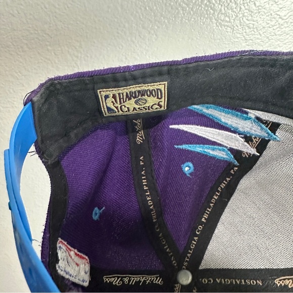 Charlotte Hornets Mitchell Ness Vintage NBA Hat OSFM - Picture 7 of 8